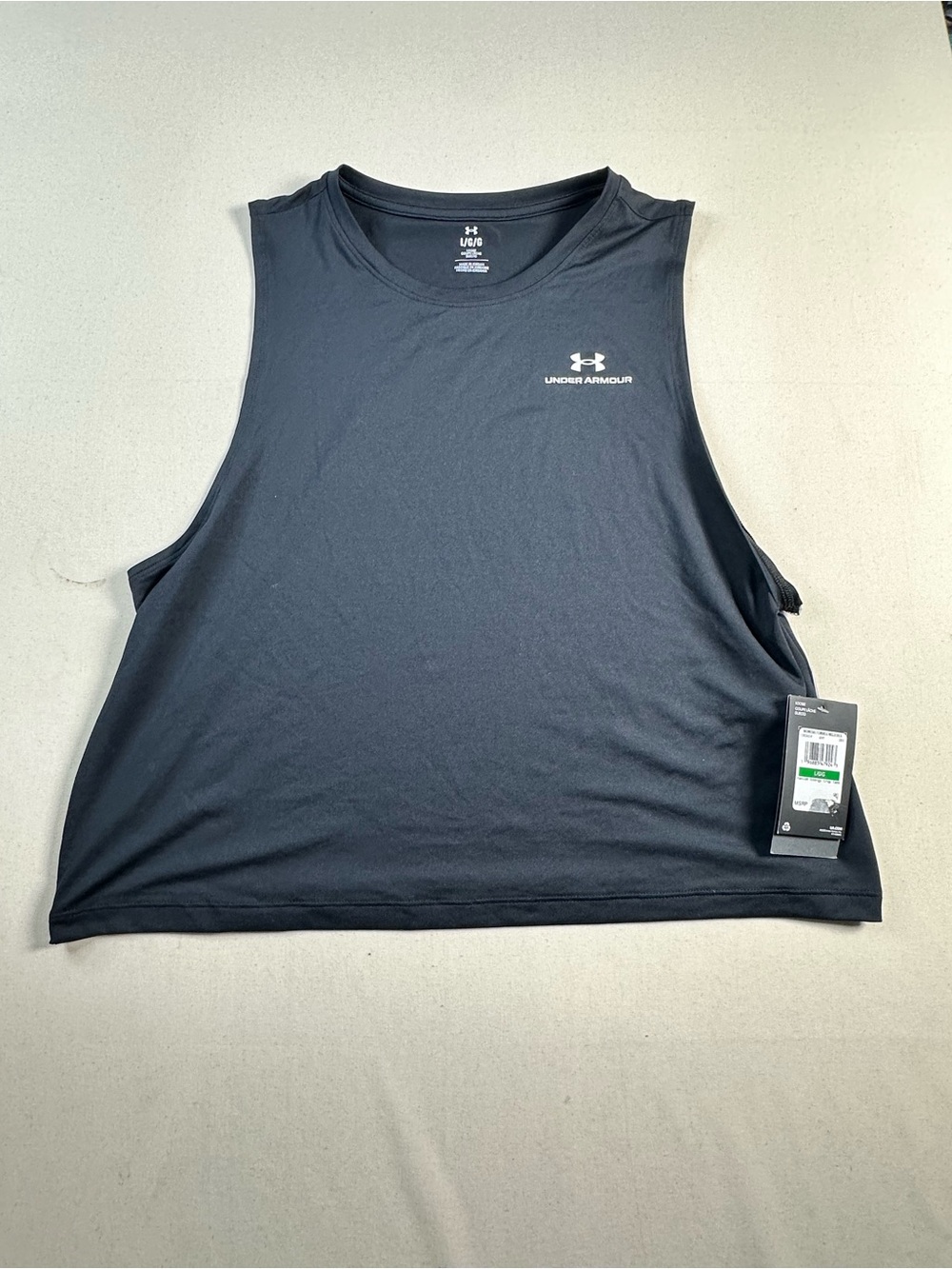 Under Armour Vanish energy crop top Women's Large Black